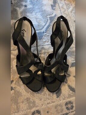 Black Strappy Heels